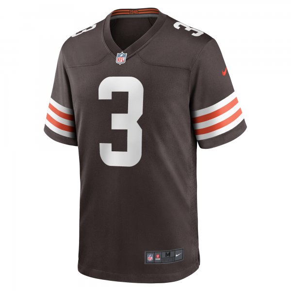 Men's Cleveland Browns Marquise Goodwin Nike Brown Game Jersey