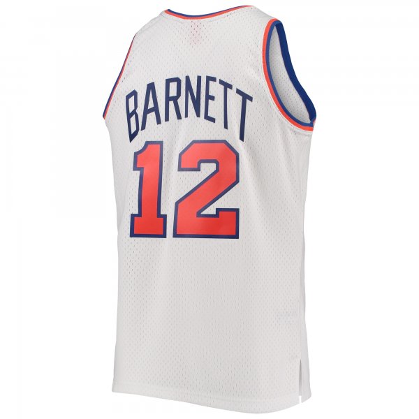 Men's New York Knicks Dick Barnett Mitchell & Ness White 1969/70 Hardwood Classics Swingman Jersey