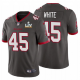 Men's Tampa Bay Buccaneers Devin White Pewter 2021 Super Bowl LV Jersey