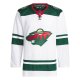 Men's Minnesota Wild adidas White Away Primegreen Jersey