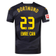 Puma Borussia Dortmund Emre Can Away Jersey w/ Bundesliga Patch 24/25 (Puma Black/Faster Yellow)