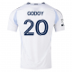 adidas San Diego FC Aníbal Godoy Away Jersey 25/26 w/ MLS & Apple Patch (White)