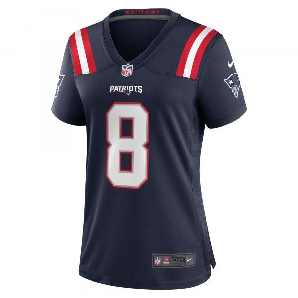 Women's New England Patriots Ja'Whaun Bentley Nike Navy Game Player Jersey