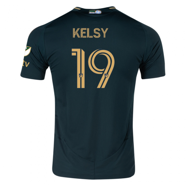 adidas Kevin Kelsy Portland Timbers Home Jersey w/ MLS & Apple Patch 25/26 (Green/Gold)
