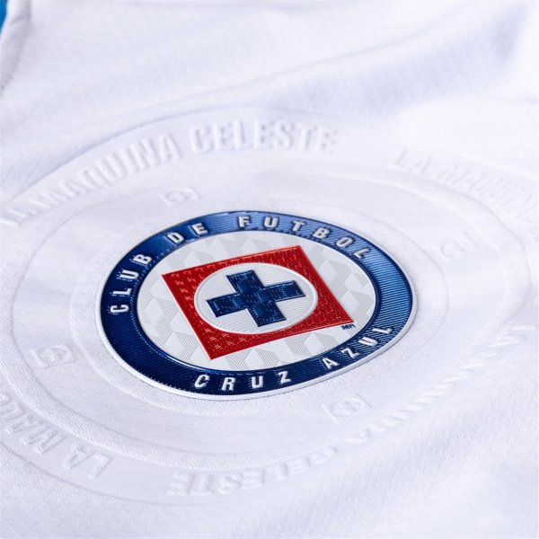 Pirma Amaury Morales Cruz Azul Away Jersey 24/25 (White/Blue)
