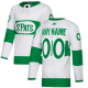 Men's Adidas Toronto Maple Leafs Custom White St. Pats Adidas Player Jersey