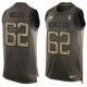 Nike Philadelphia Eagles #62 Jason Kelce Green Men's Stitched NFL Limited Salute To Service Tank Top Jersey