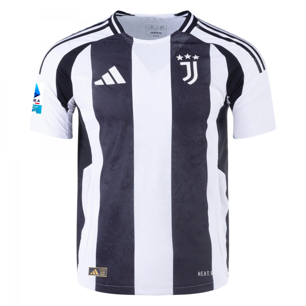 adidas Juventus Home Jersey w/ Serie A Patch 24/25 (White/Black)