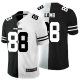 Men's Nike NFL Dallas Cowboys #88 CeeDee Lamb Black White Peaceful Coexisting Split 2020 Vapor Untouchable Stitched Limited Jersey