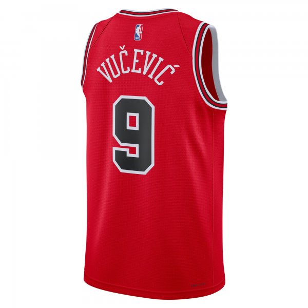 Unisex Chicago Bulls Nikola Vucevic Nike Red Swingman Jersey - Icon Edition