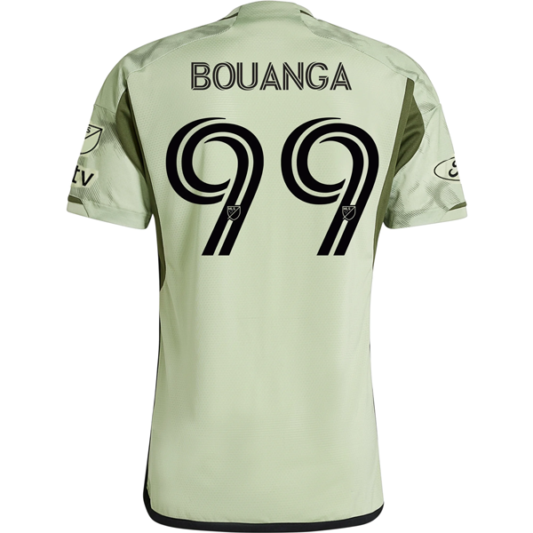 adidas LAFC Denis Bouanga Away Jersey w/ MLS + Apple TV + Ford Patches 24/25 (Magic Lime)
