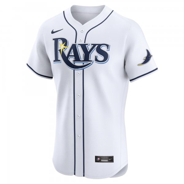 Men's Tampa Bay Rays Yandy Diaz Nike White Home Elite Player Jersey