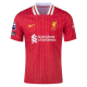 Nike Liverpool Match Virgil Van Dijk Home Jersey w/ EPL + No Room For Racism Patches 24/25 (Gym Red/Chrome Yellow)