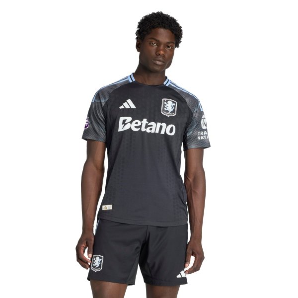 Aston Villa adidas 2025/26 Away Jersey - Black