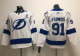 Adidas Tampa Bay Lightning #91 Steven Stamkos White Road Stitched Youth NHL Jersey