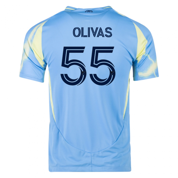 adidas Philadelphia Union Sal Olivas Away Jersey 25/26 (Blue/Yellow)