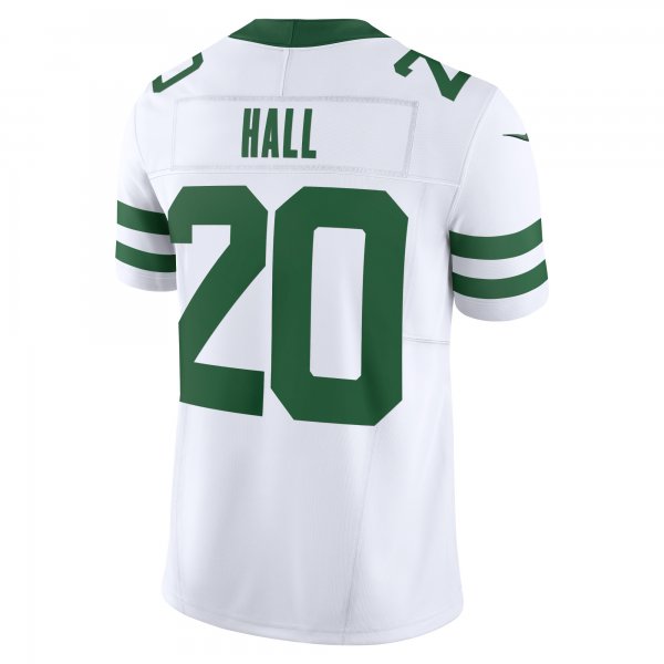 Men's New York Jets Breece Hall Nike Legacy White Vapor F.U.S.E. Limited Jersey