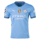 Puma Manchester City Rodrigo Home Jersey w/ Champions League + Club World Cup Patch 24/25 (Team Light Blue/Marine Blue)