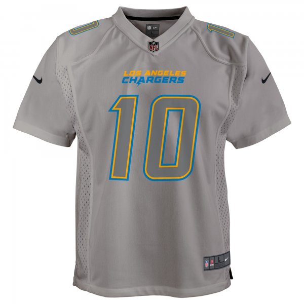 Youth Los Angeles Chargers Justin Herbert Nike Gray Atmosphere Game Jersey