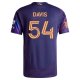 adidas Sean Davis LA Galaxy Away Jersey w/ MLS + Apple TV + RBC Sponsor 25/26 (Purple)
