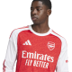 adidas Arsenal Long Sleeve Home Jersey 25/26 (Better Scarlet/White)