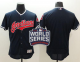 Cleveland Indians Blank Navy Blue Flexbase Collection 2016 World Series Bound Stitched MLB Jersey