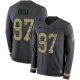 Los Angeles Chargers #97 Joey Bosa Anthracite Salute to Service Men's Stitched Nike NFL Limited Therma Long Sleeve Jersey