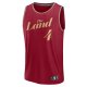 Men's Cleveland Cavaliers Evan Mobley Fanatics Wine Fast Break Jersey - City Edition