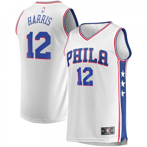 Men's Philadelphia 76ers Tobias Harris Fanatics White Fast Break Replica Player Team Jersey - Association Edition