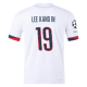 Nike Paris Saint-Germain Lee Kang-in Away Jersey w/ Champions League Patches 24/25 (White/Midnight Navy)