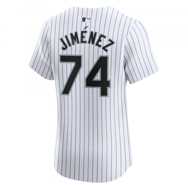 Men's Chicago White Sox Eloy Jimenez Nike White Home Elite Player Jersey