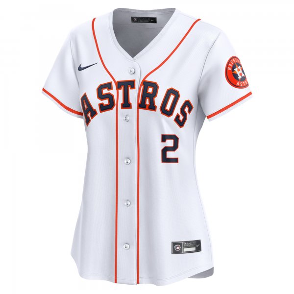 Women's Houston Astros Alex Bregman Nike White Home Limited Player Jersey