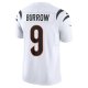 Men's Cincinnati Bengals Joe Burrow Nike White Vapor F.U.S.E. Limited Jersey