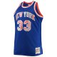 Men's New York Knicks Patrick Ewing Mitchell & Ness Blue Big & Tall 1991/92 NBA 75th Anniversary Diamond Swingman Jersey