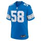 Men's Detroit Lions Penei Sewell Nike Blue Game Jersey