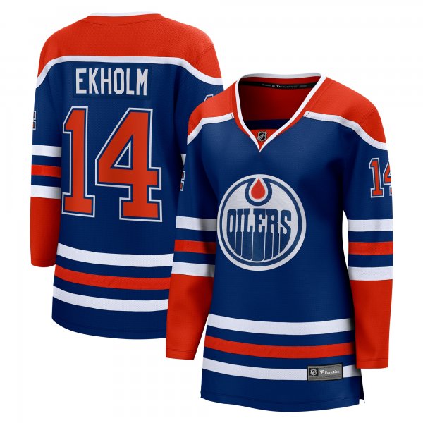 Women's Edmonton Oilers Mattias Ekholm Fanatics Royal Home Breakaway Jersey