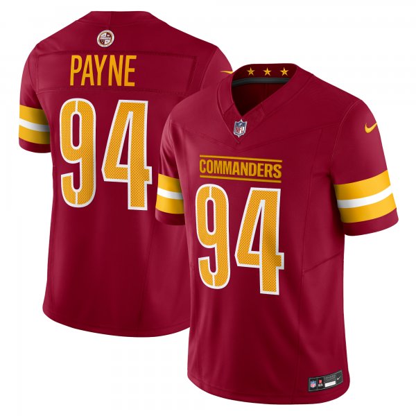 Men's Washington Commanders Daron Payne Nike Burgundy Vapor F.U.S.E. Limited Jersey