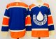 Men's Edmonton Oilers Blue And Orange Blank NHL Jersey