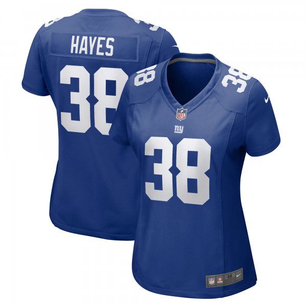 Women's New York Giants Kaleb Hayes Nike  Royal  Game Jersey