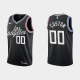 Men's Los Angeles Clippers #00 Custom 2022-23 City Edition Black NBA Jersey