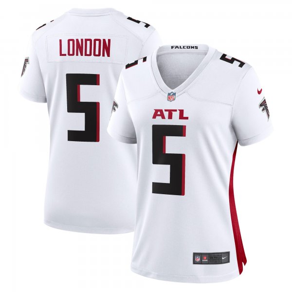 #5 Drake London Atlanta Falcons Nike Women's Away Limited Player White Jersey