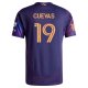 adidas Mauricio Cuevas LA Galaxy Away Jersey w/ MLS + Apple TV + RBC Sponsor 25/26 (Purple)
