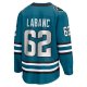 Men's San Jose Sharks Kevin Labanc Fanatics Teal Home Breakaway Player Jersey