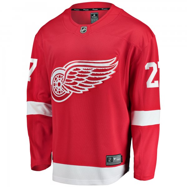 Men's Detroit Red Wings Michael Rasmussen Fanatics Red Home Breakaway Player Jersey