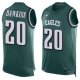 Nike Philadelphia Eagles #20 Brian Dawkins Midnight Green Team Color Men's Stitched NFL Limited Tank Top Jersey