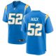 Men's Los Angeles Chargers #52 Khalil Mack Game Powder Blue Jersey 2022 Trade Jersey