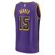 Youth Los Angeles Lakers Austin Reaves Fanatics Purple Fast Break Replica Player Jersey - Statement Edition