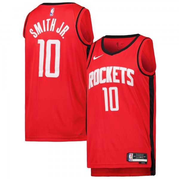 Unisex Houston Rockets Jabari Smith Jr. Nike Red Swingman Jersey - Icon Edition