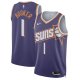 Unisex Phoenix Suns Devin Booker Nike Purple Swingman Jersey - Icon Edition