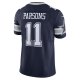 Men's Dallas Cowboys Micah Parsons Nike Navy Vapor F.U.S.E. Limited Jersey